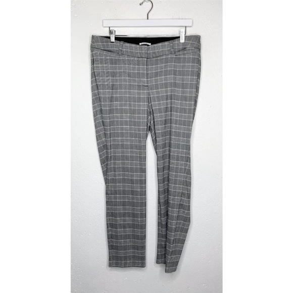 Lane Bryant The Allie Pant Career Trousers Plaid Wear to Work Stripes Size 14 - Picture 7 of 7